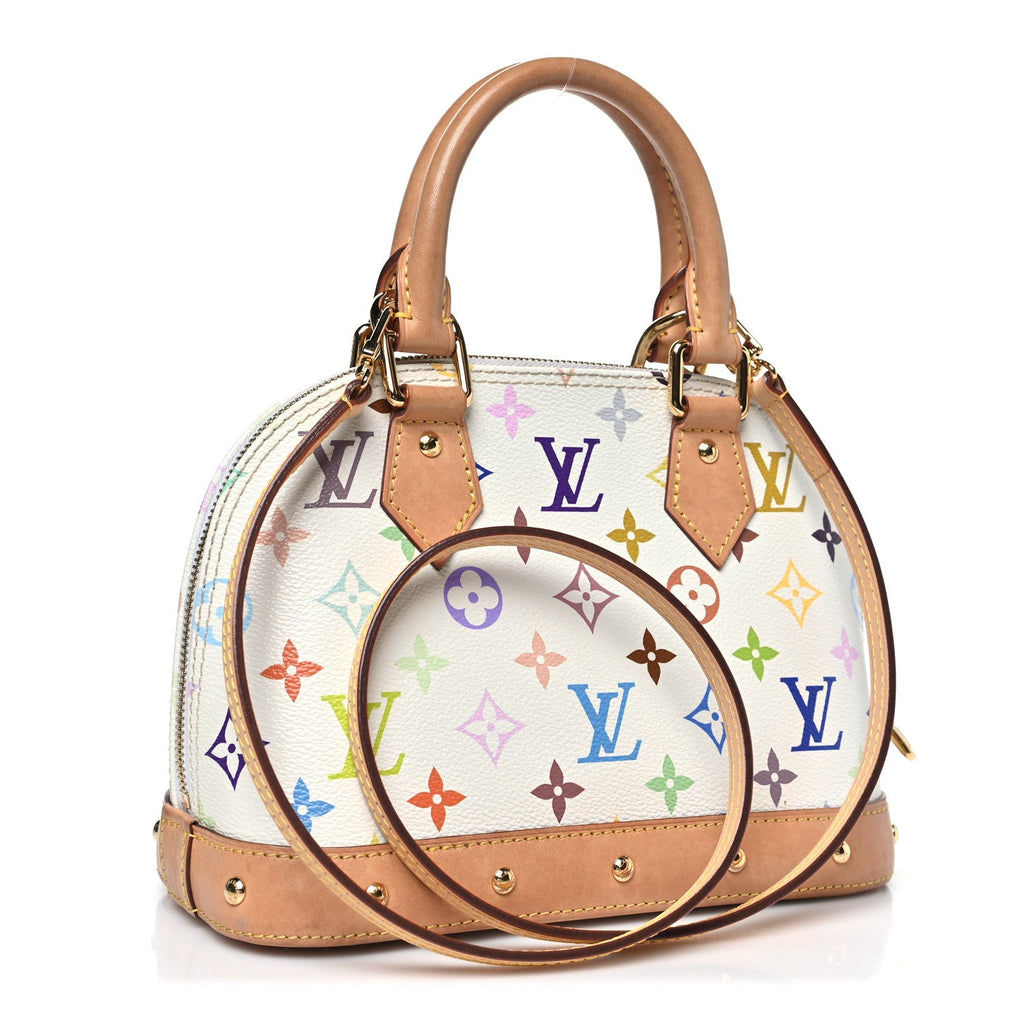Louis Vuitton LV x TM Monogram Multicolor Alma BB White