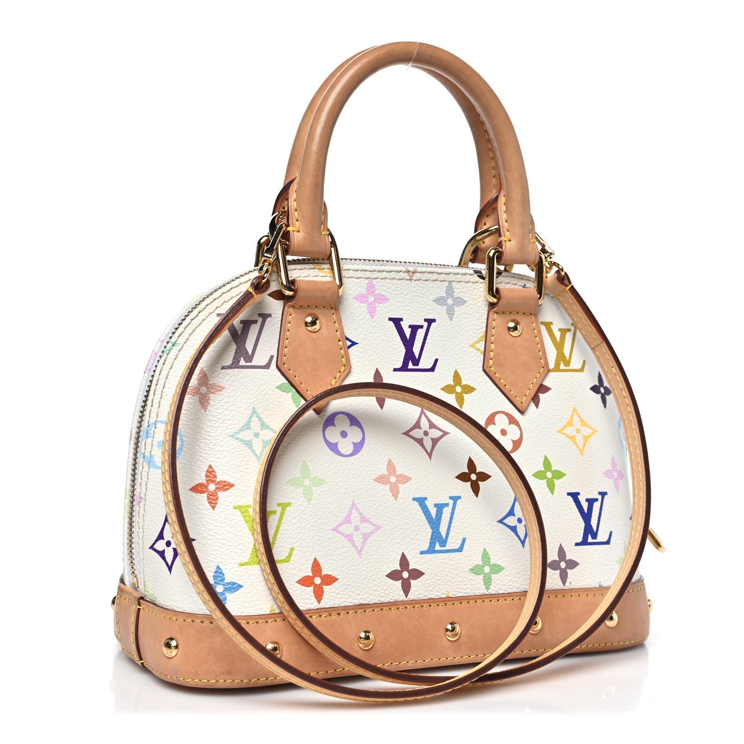 Louis Vuitton LV x TM Monogram Multicolor Alma BB White