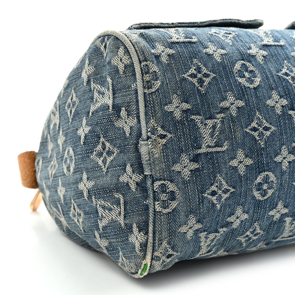 Louis Vuitton Monogram Denim Neo Speedy Blue