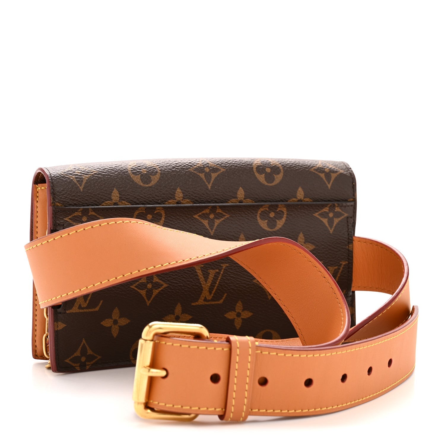 Louis Vuitton Monogram S Lock Belt Pouch MM