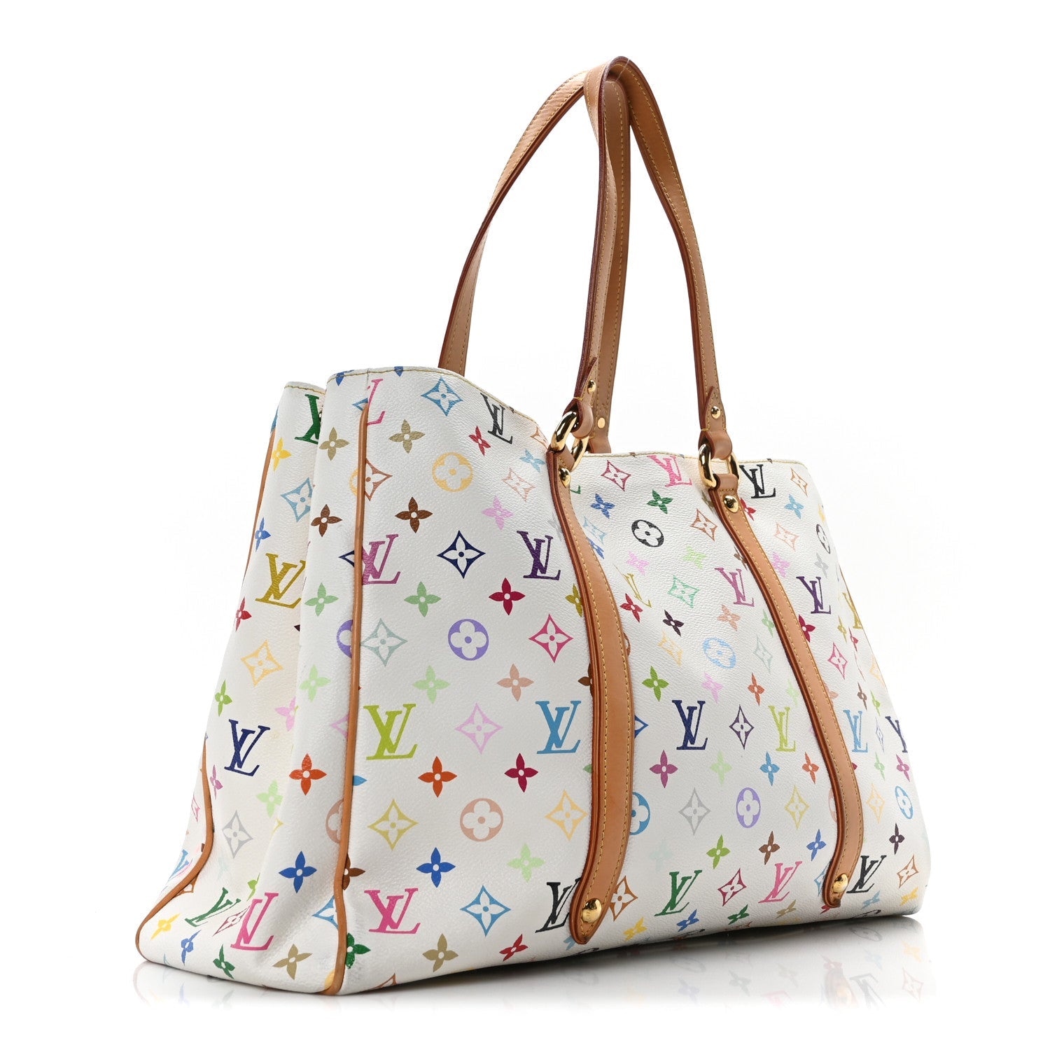 Louis Vuitton Monogram Multicolor Aurelia GM White