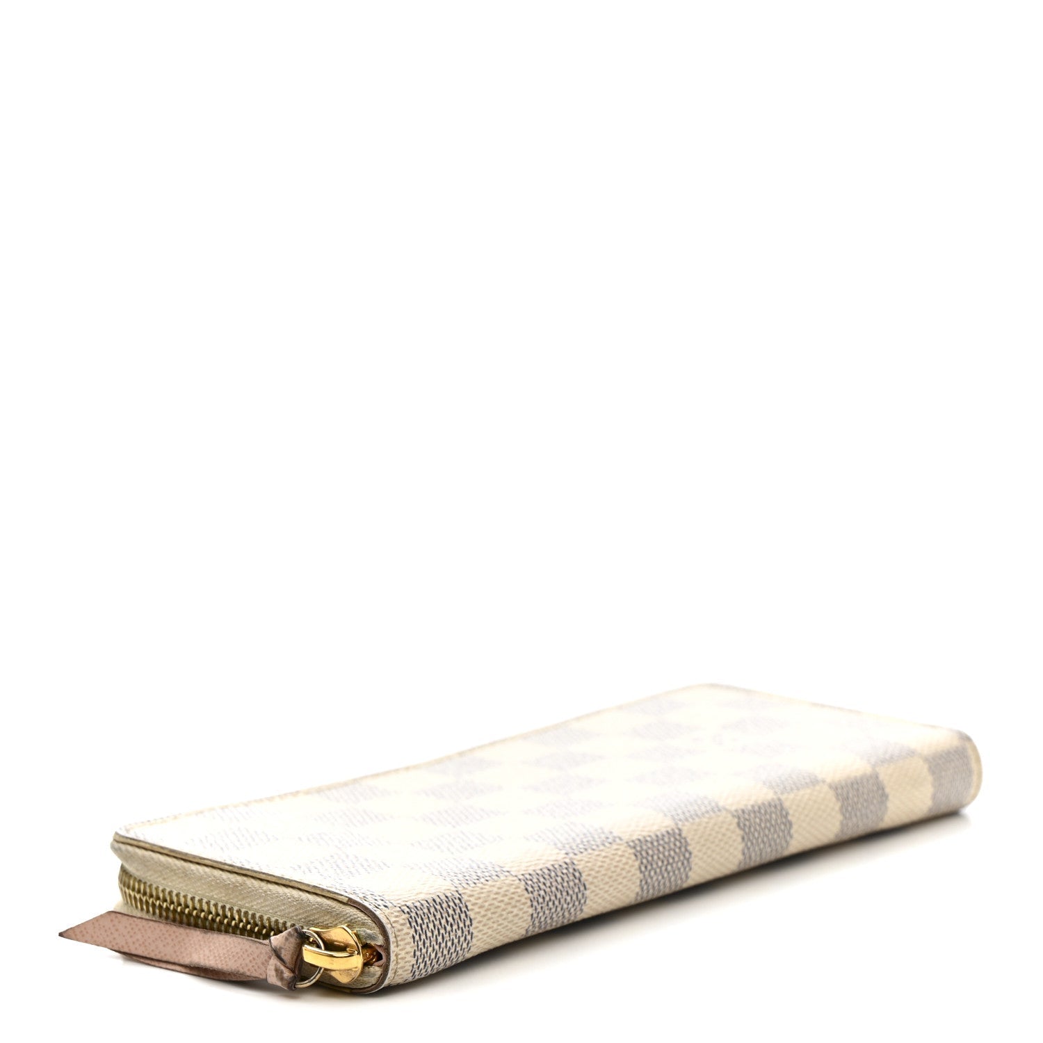 Louis Vuitton Damier Azur Clemence Wallet Rose Ballerine