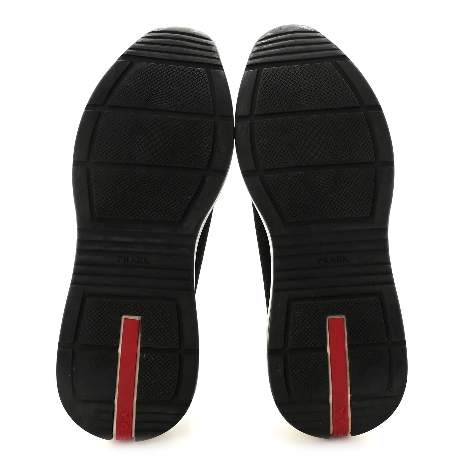Prada Mesh Neoprene Womens America's Cup 45mm Sneakers 36.5 Black White