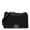 Chanel Calfskin Quilted New Medium Boy Flap Black