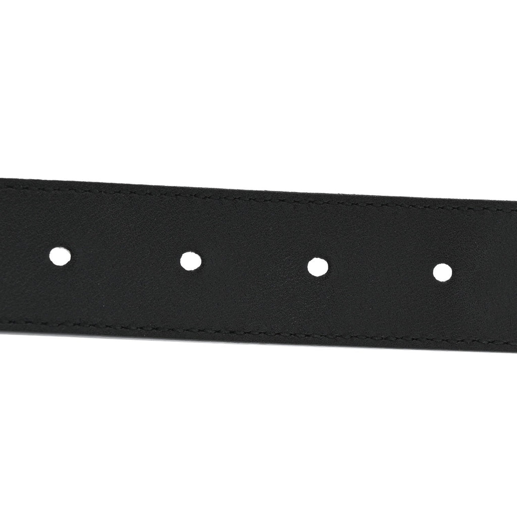 Gucci Calfskin Double G 30mm Belt 75 30 Black