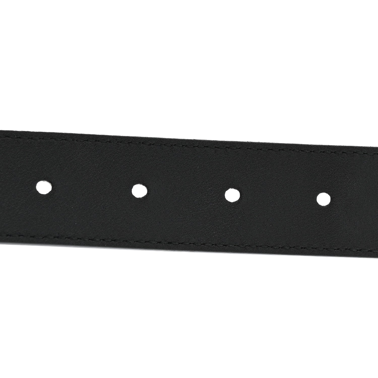 Gucci Calfskin Double G 30mm Belt 75 30 Black