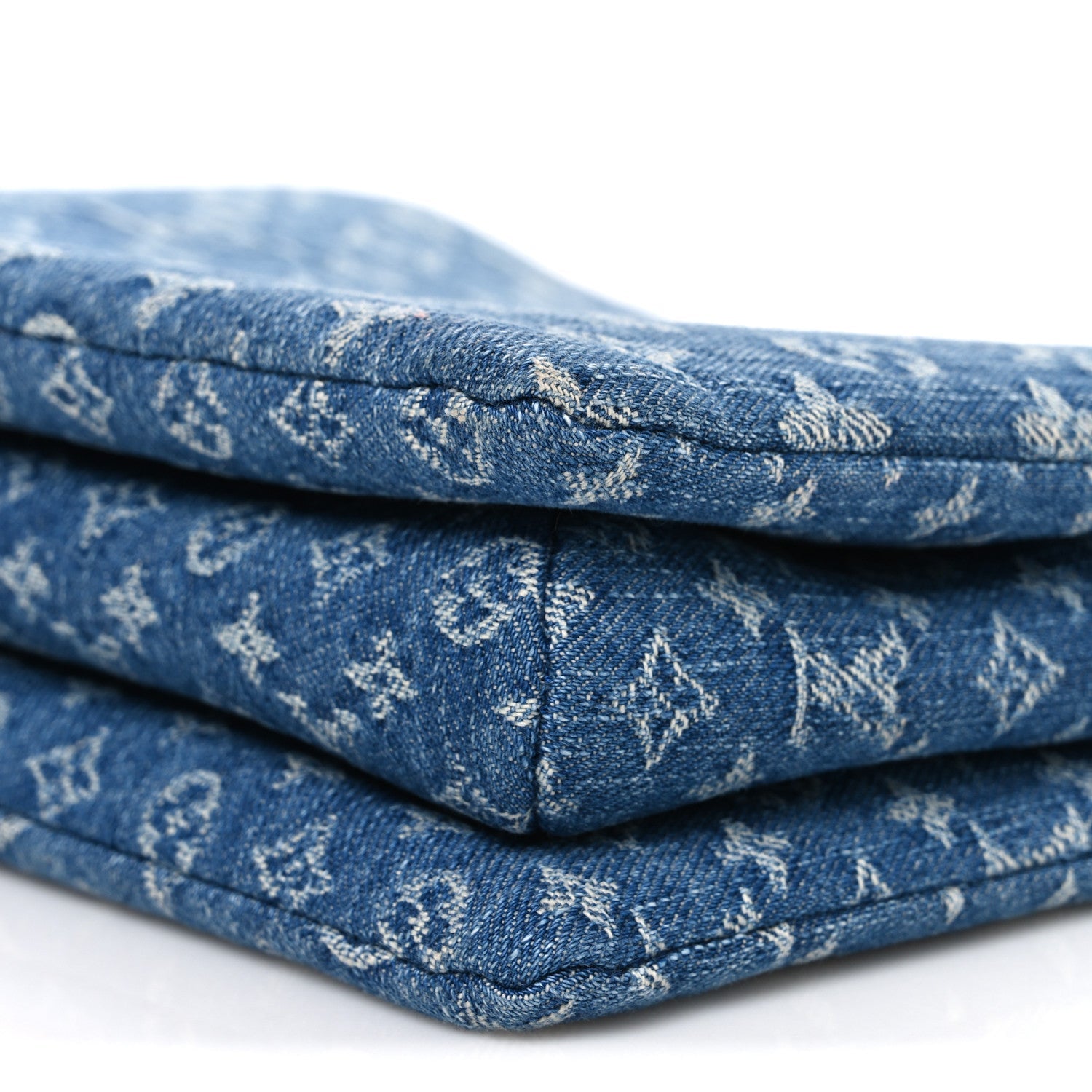 Louis Vuitton Monogram Denim Coussin PM Blue