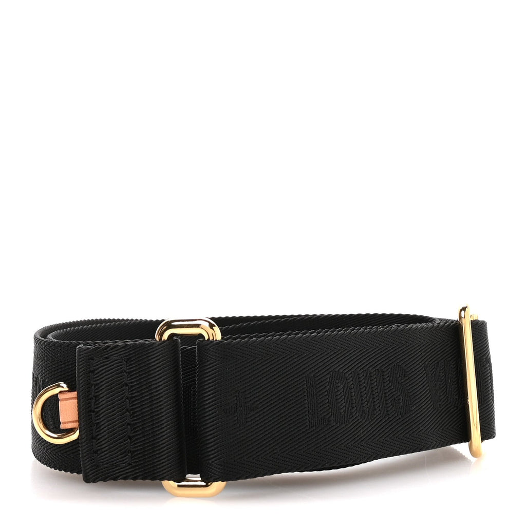 Louis Vuitton Monogram Multi Pochette Accessories Bandouliere Shoulder Strap Black