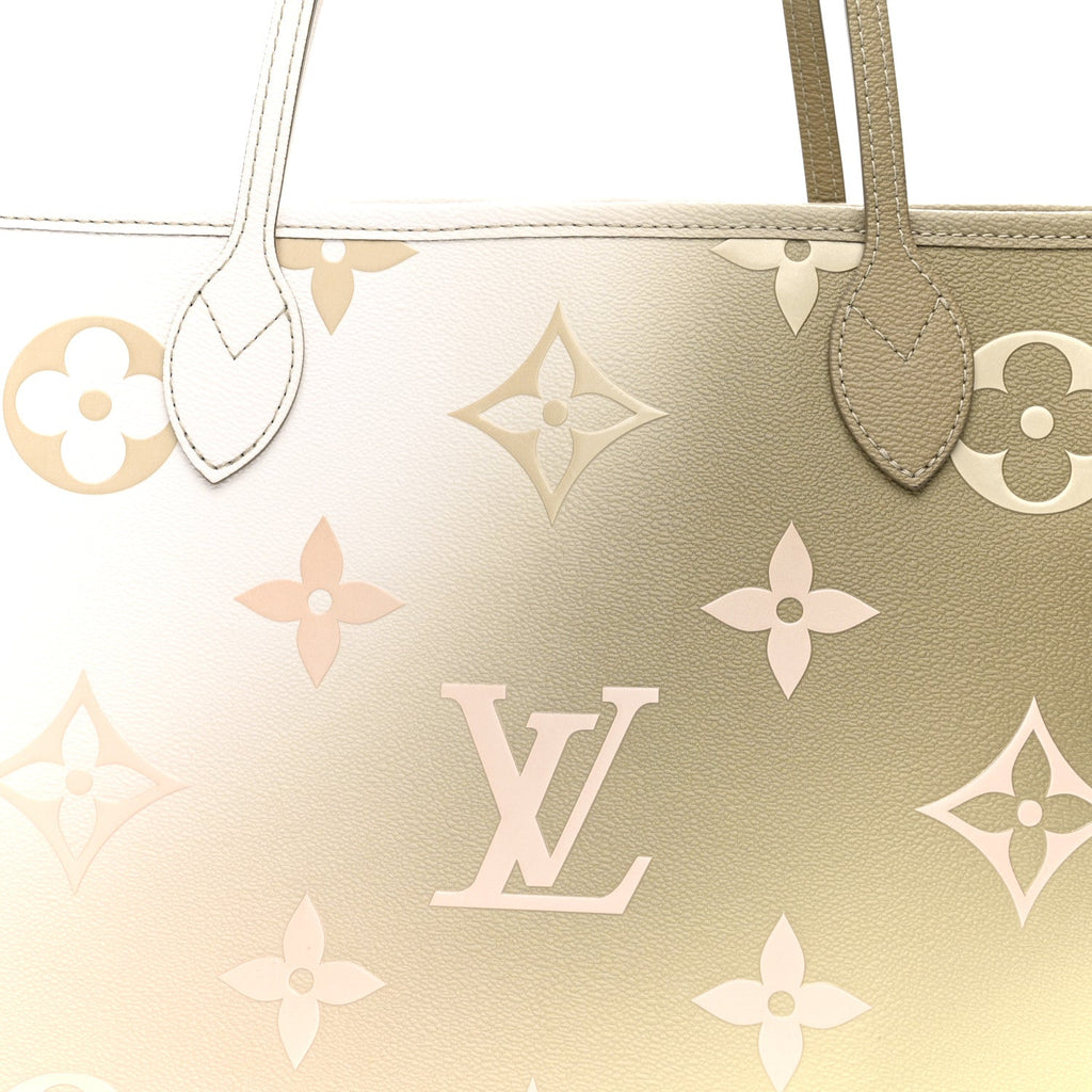 Louis Vuitton Monogram Giant Spring In The City Neverfull MM Sunset Kaki