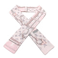 Louis Vuitton Silk Monogram Confidential Bandeau Light Pink Porcelain Rose Beige Ebony