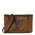 Louis Vuitton Reverse Monogram Giant Double Zip Pochette