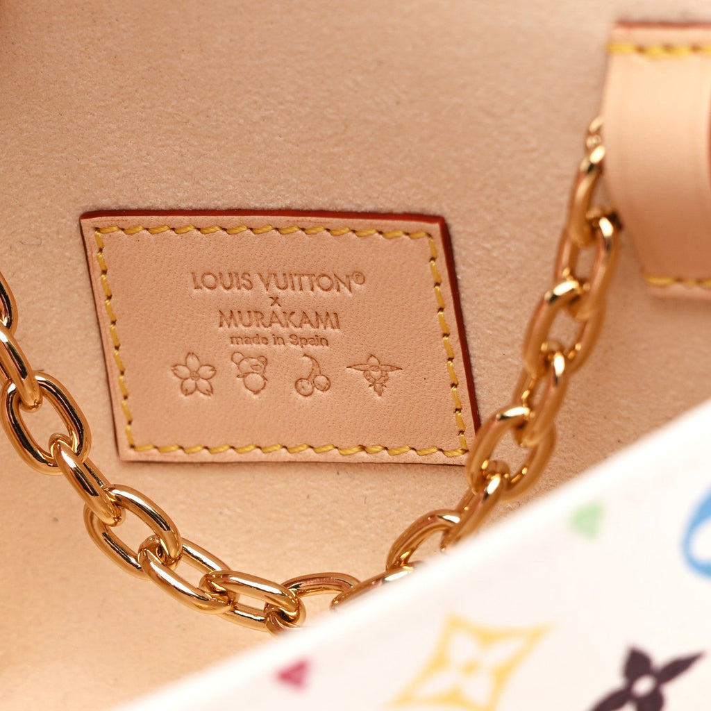 Louis Vuitton LV X TM Monogram Multicolor Pouch Metis Belt White