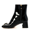 Louis Vuitton Patent Calfskin Shake Ankle Boots 38 Black