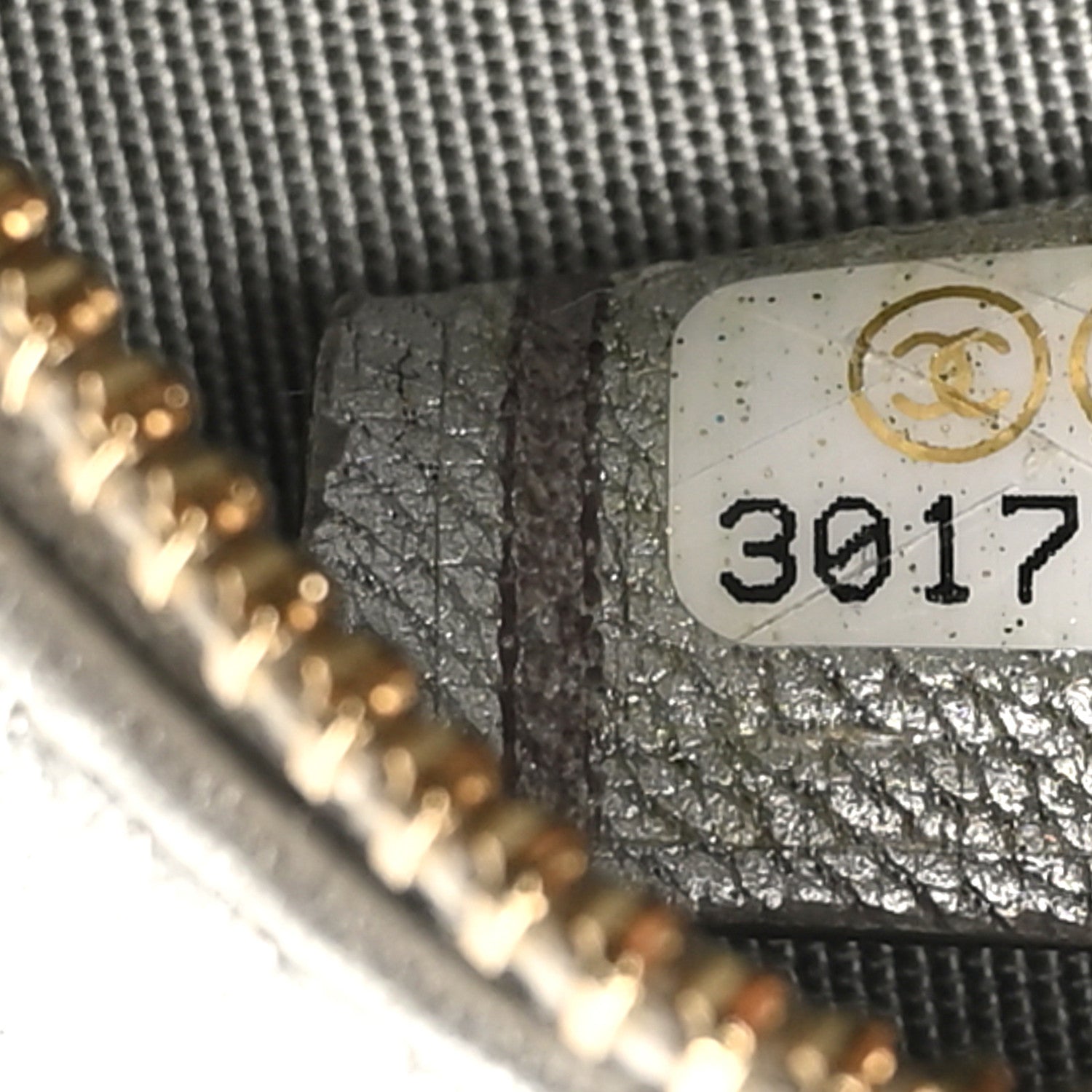 Chanel Metallic Lambskin Quilted Chanel 19 Round Clutch With Chain Silver
