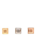 Louis Vuitton Nanogram Tennis Earrings Set of 3 Gold Silver Pink