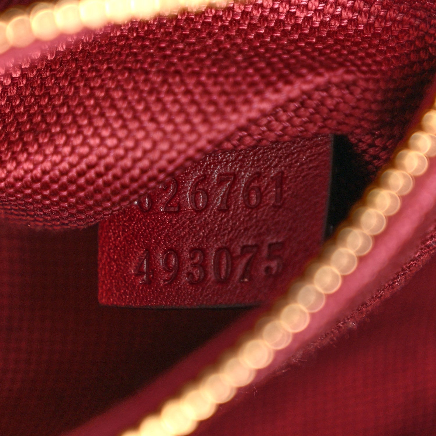 Gucci Crepe Wool Silk GG Monogram Go Small Shoulder Bag Rosso Ancora