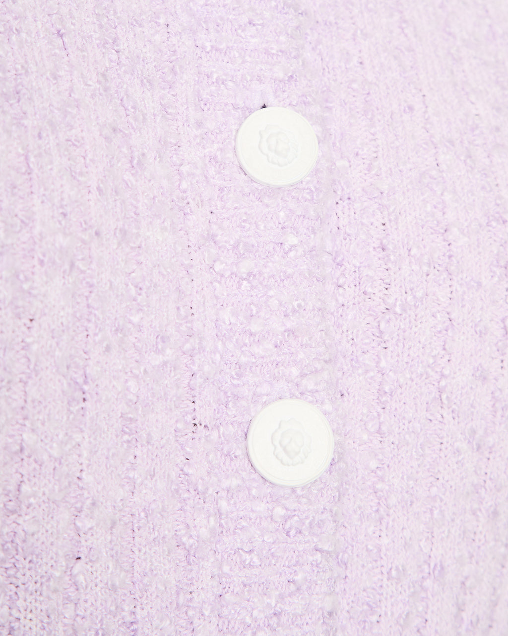 Chanel 22/P Lilac Short Sleeve Knitted Midi Dress with Belt Detail Size FR 36 (UK 8)