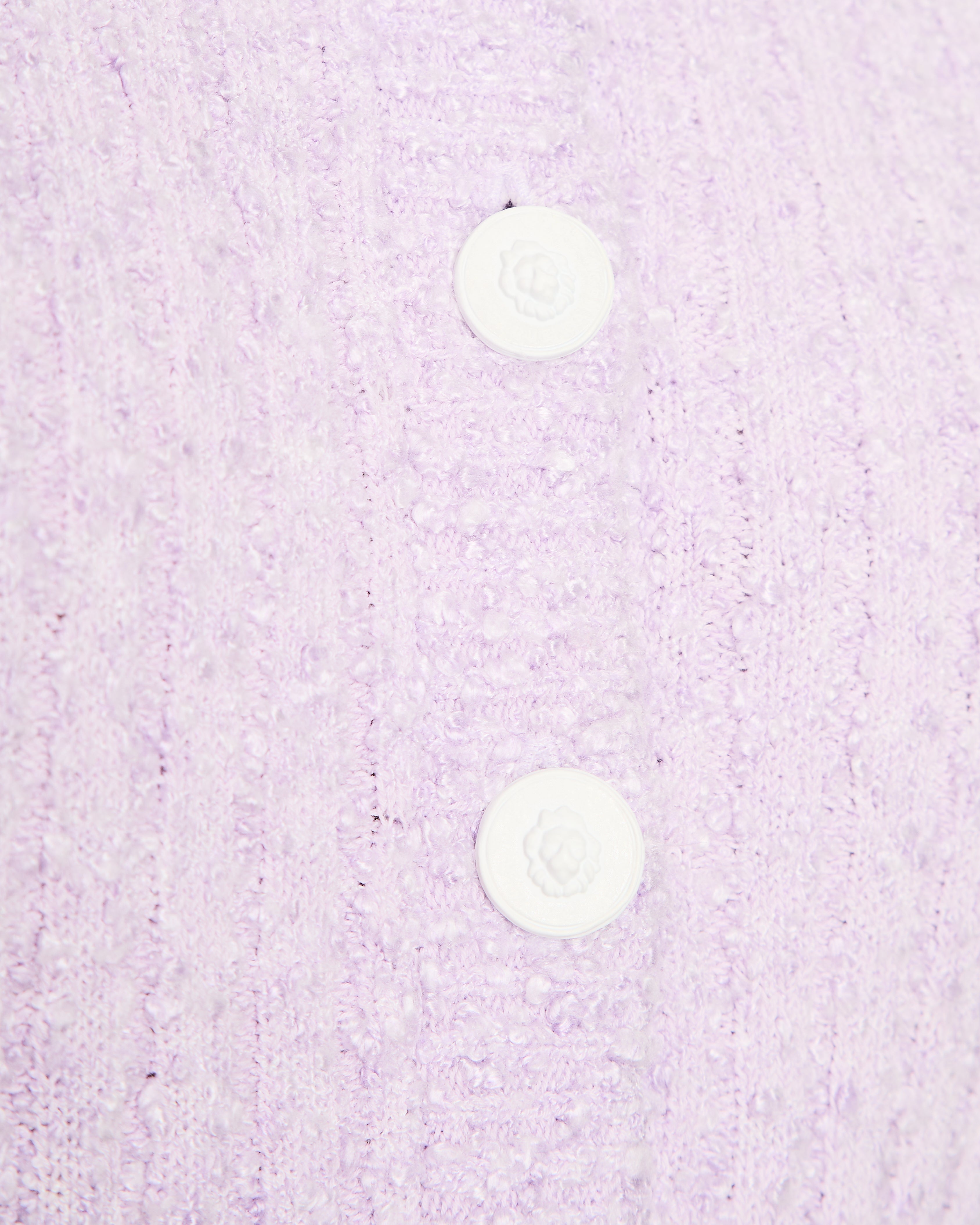 Chanel 22/P Lilac Short Sleeve Knitted Midi Dress with Belt Detail Size FR 36 (UK 8)
