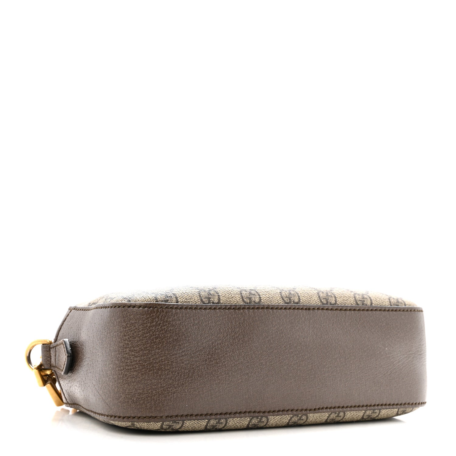 Gucci GG Supreme Monogram Web Neo Vintage Shoulder Bag Beige New Acero Crop