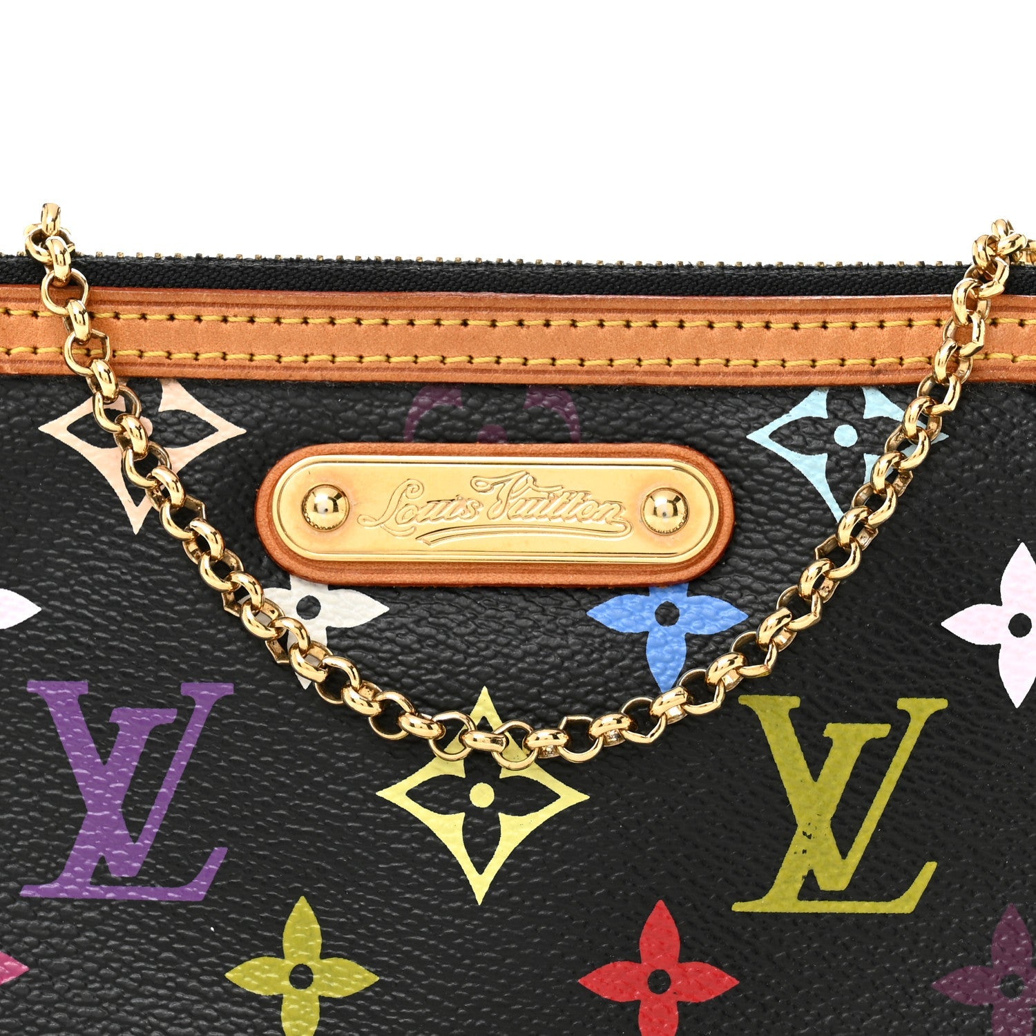 Louis Vuitton Monogram Multicolor Pochette Milla MM Black