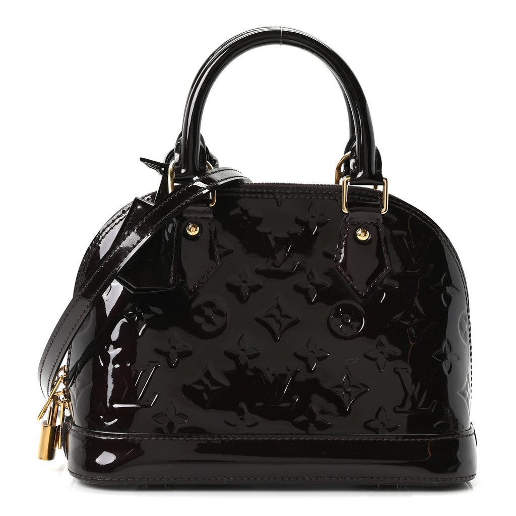 Louis Vuitton Vernis Alma BB Amarante
