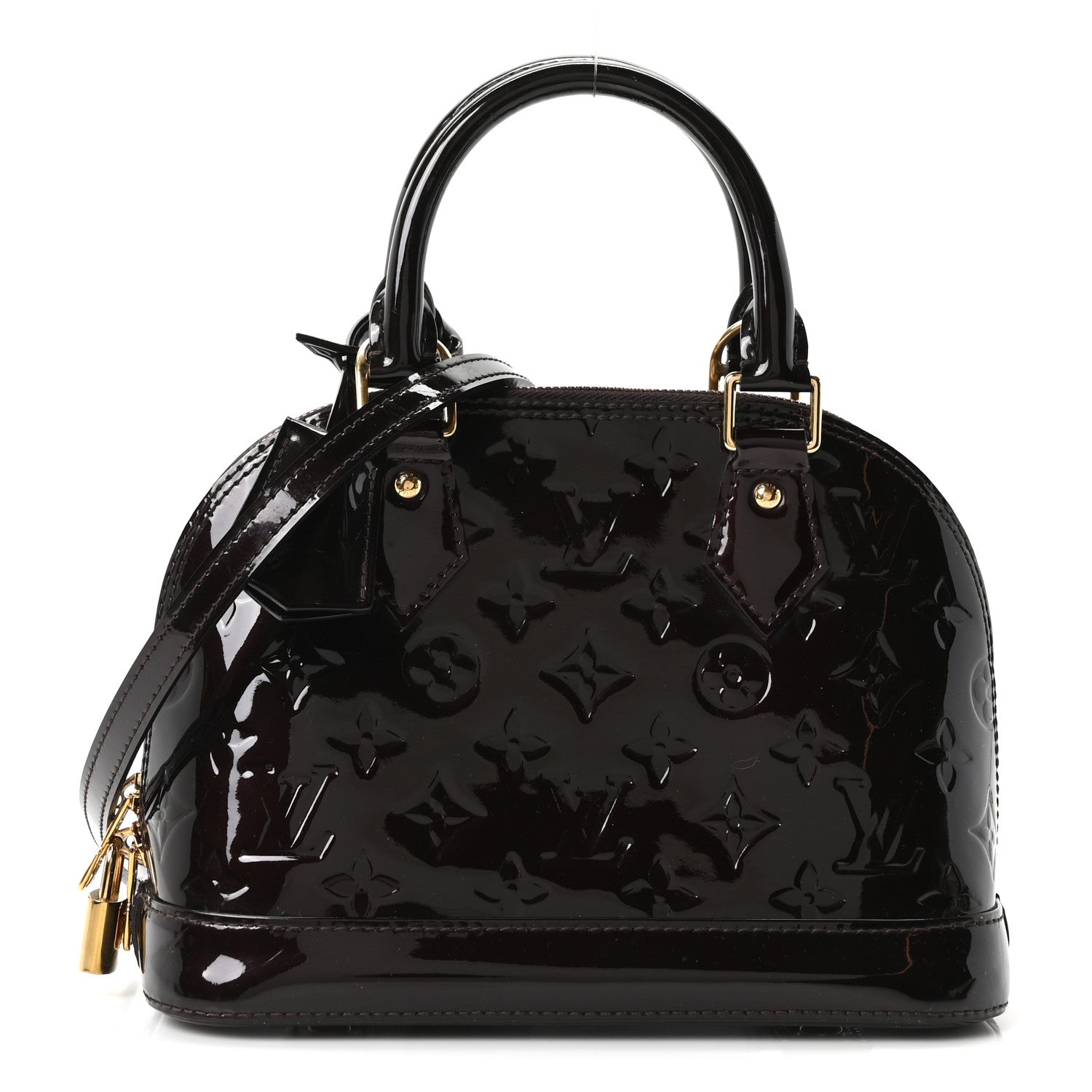 Louis Vuitton Vernis Alma BB Amarante
