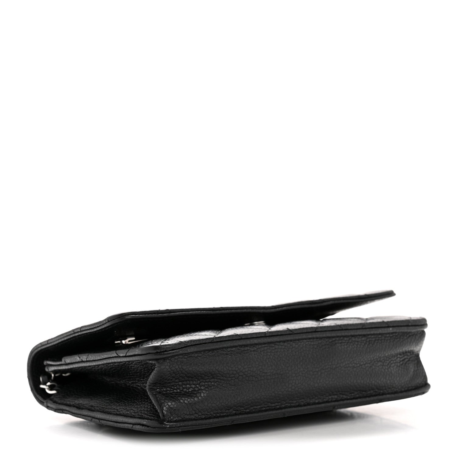 Chanel Caviar Quilted Wallet on Chain WOC Black