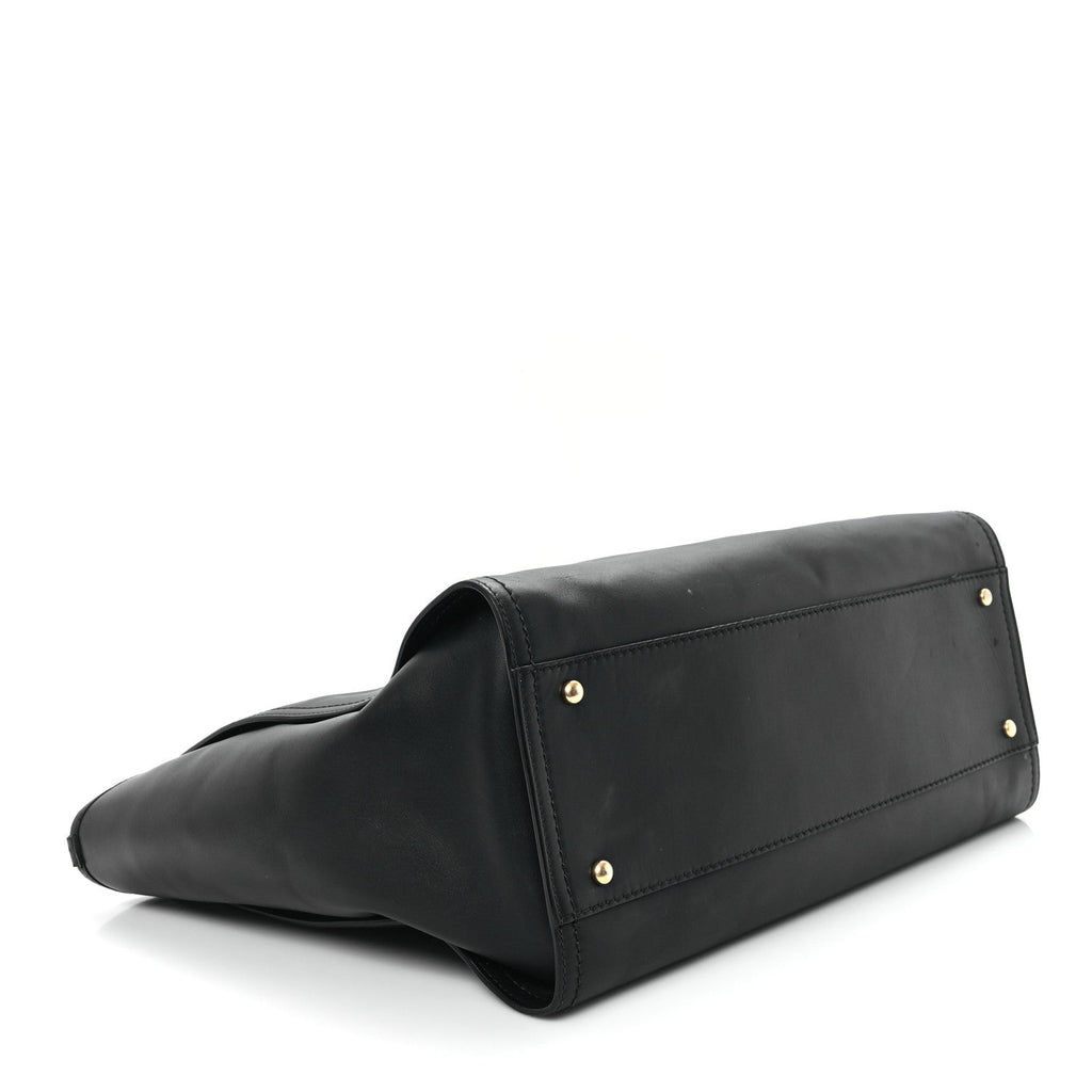 Chanel Calfskin Medium Deauville Tote Black