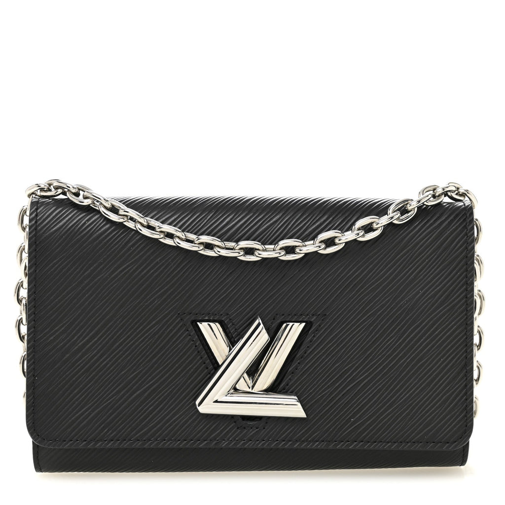 Louis Vuitton Epi Twist Chain Wallet Black