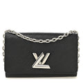 Louis Vuitton Epi Twist Chain Wallet Black