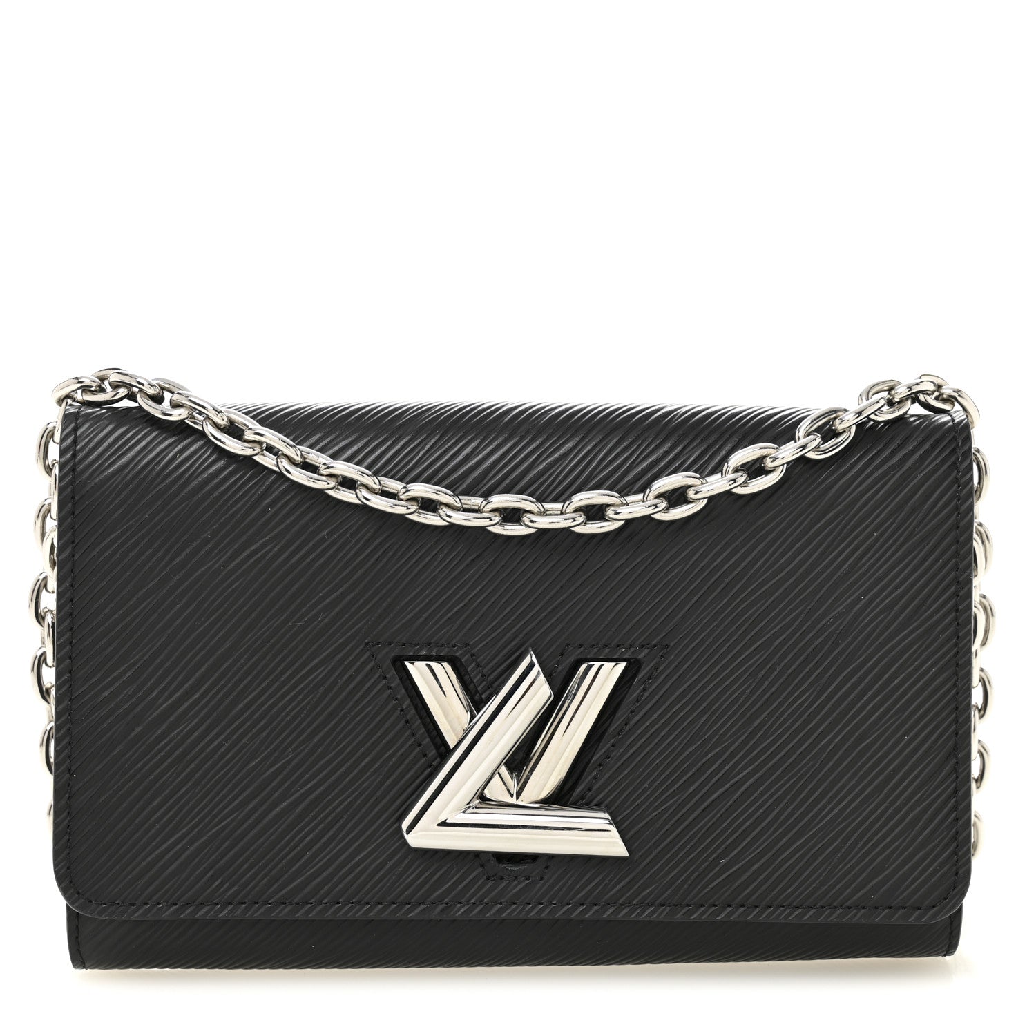 Louis Vuitton Epi Twist Chain Wallet Black