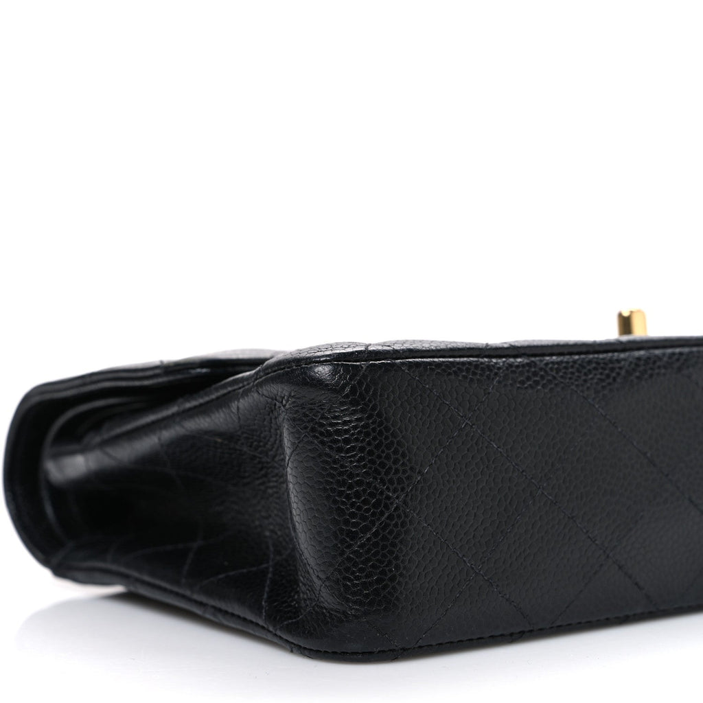 Chanel Caviar Quilted Medium Double Flap Black