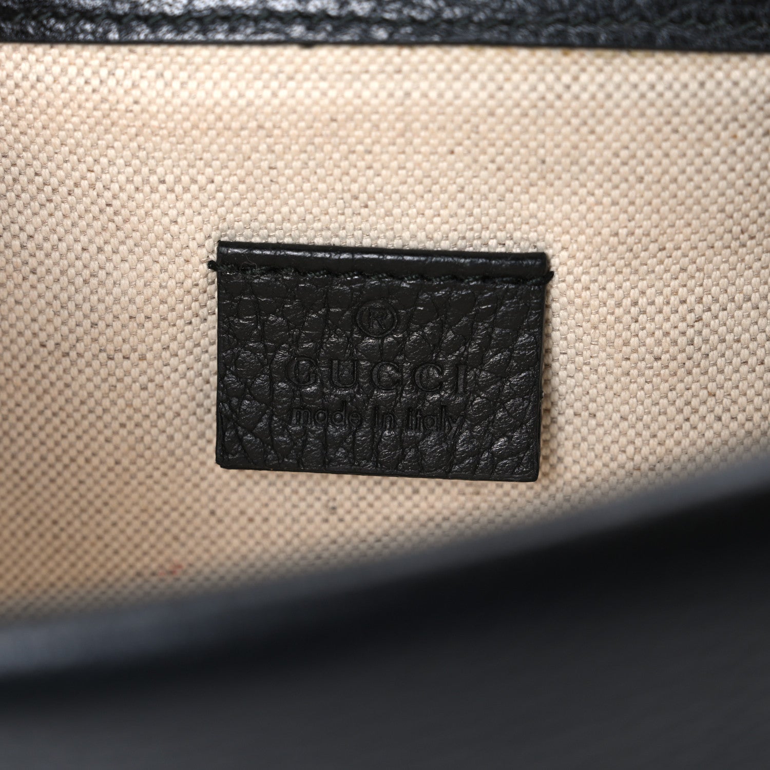 Gucci Calfskin Mini Dionysus Shoulder Bag Black