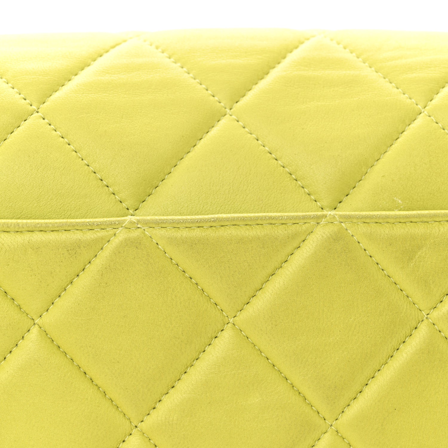 Chanel Lambskin Quilted CC Single Flap Green