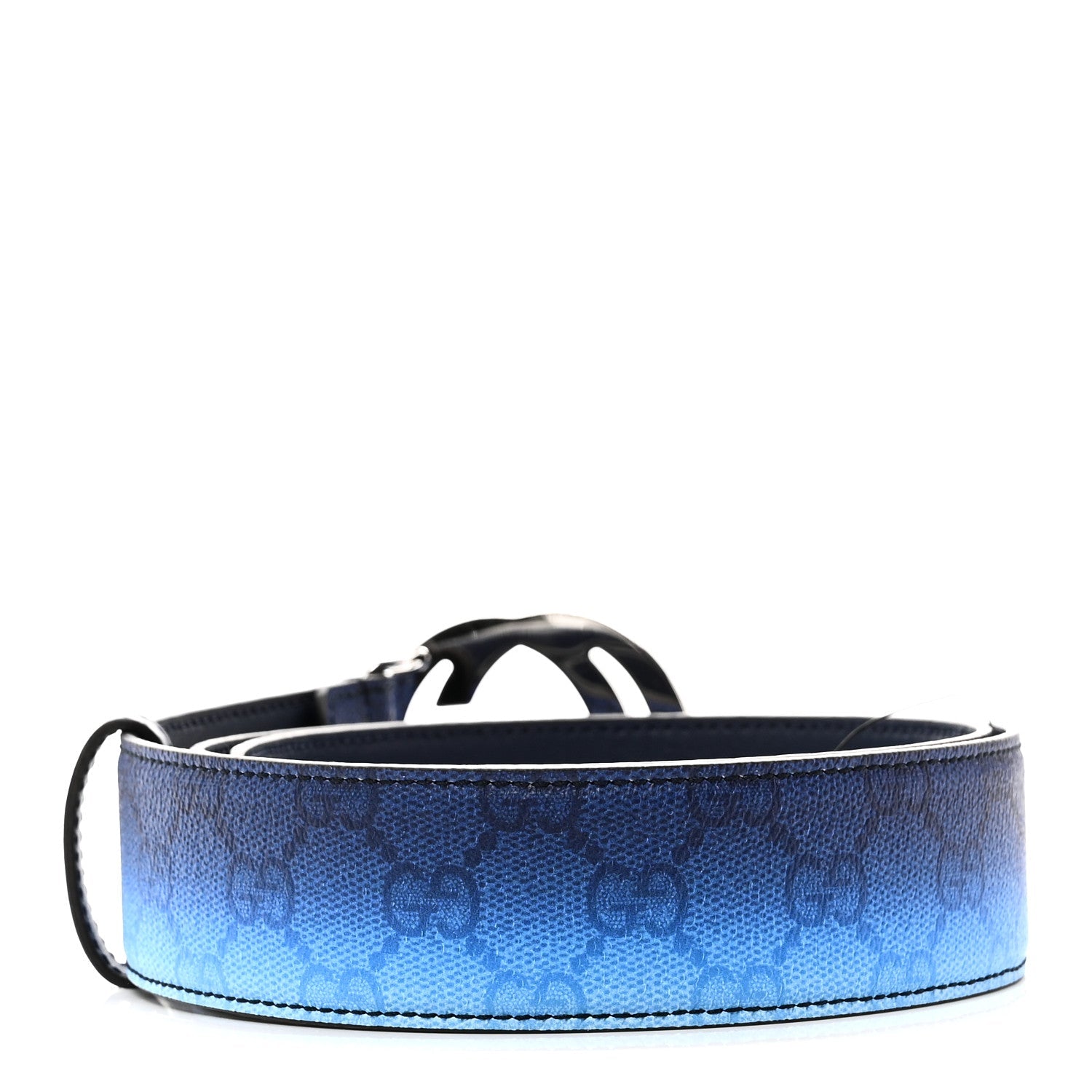 Gucci Interlocking Gradient GG Chroma Belt 85 34 Blue