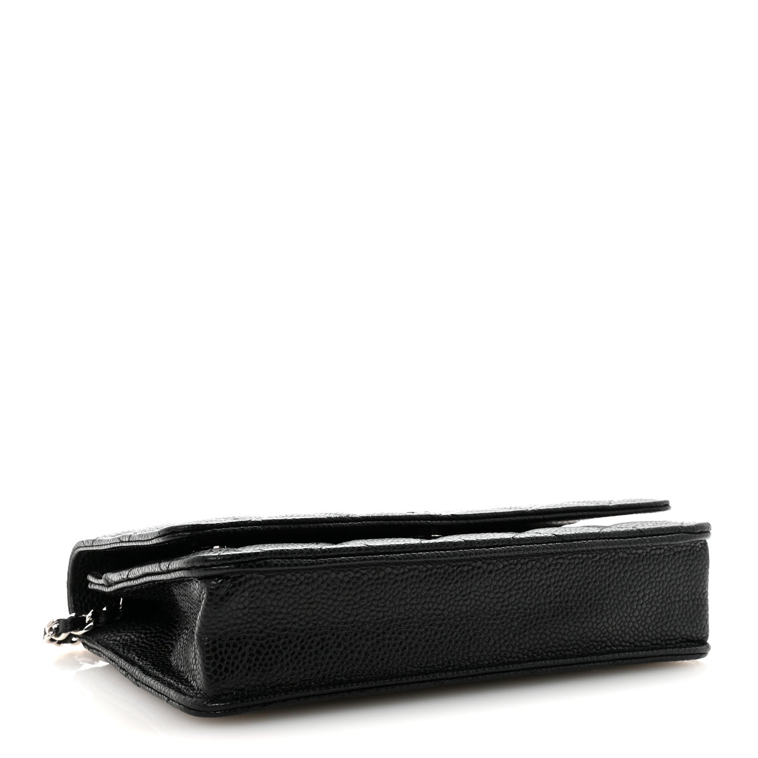 Chanel Caviar Quilted Wallet on Chain WOC Black
