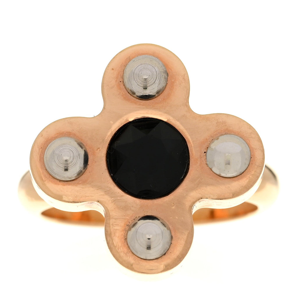 Louis Vuitton Metal Love Letters Timeless Ring L Gold