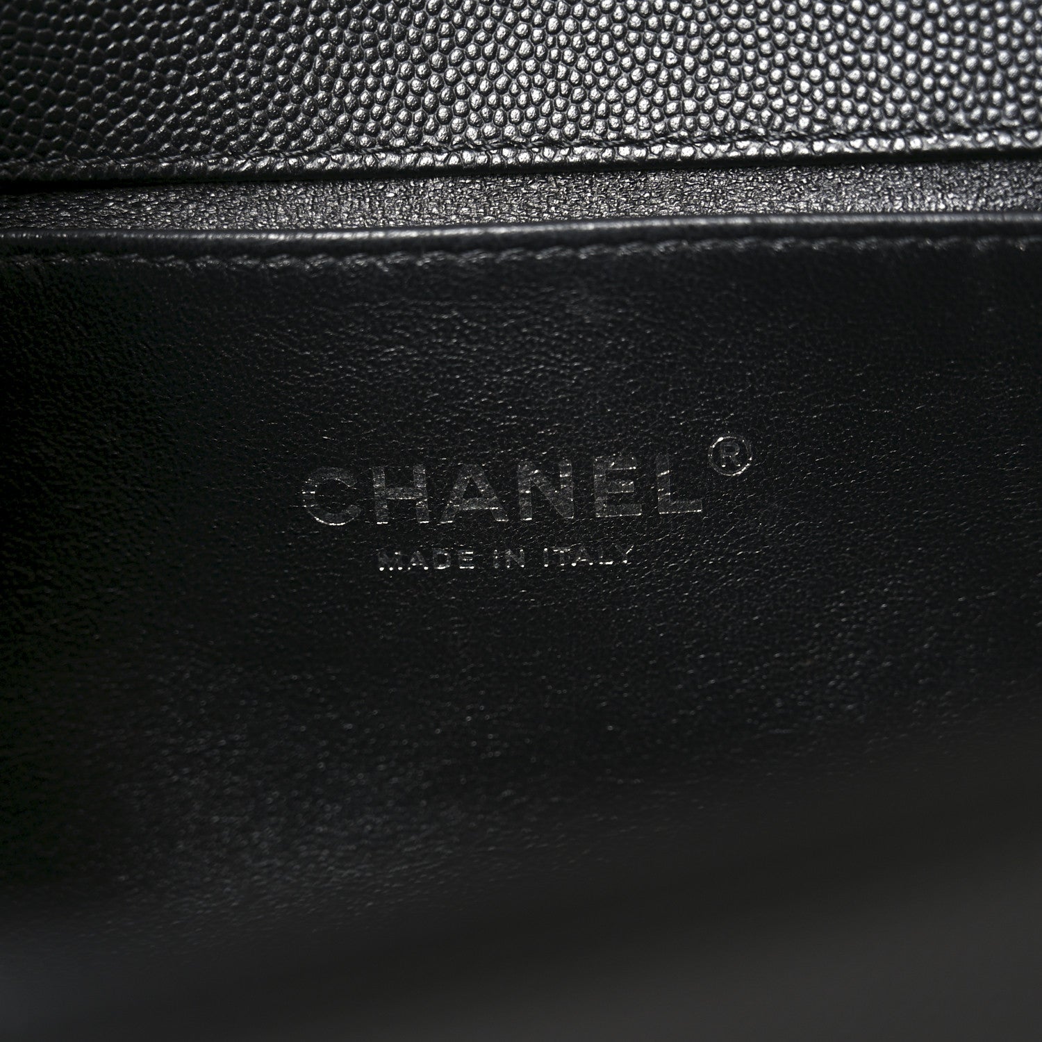 Chanel Caviar Quilted Medium Boy Flap Black