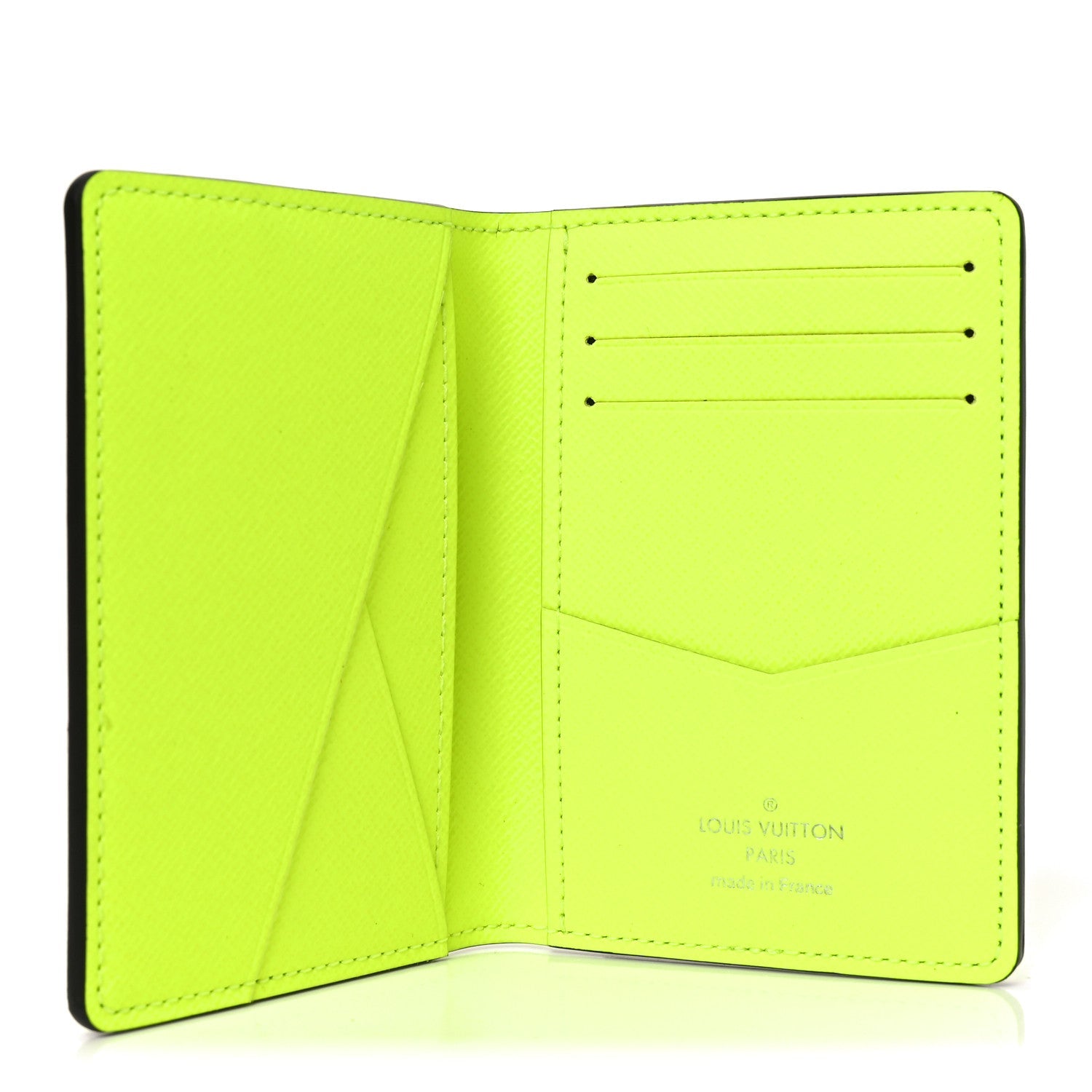 Louis Vuitton Taigarama Pocket Organizer Neon Yellow