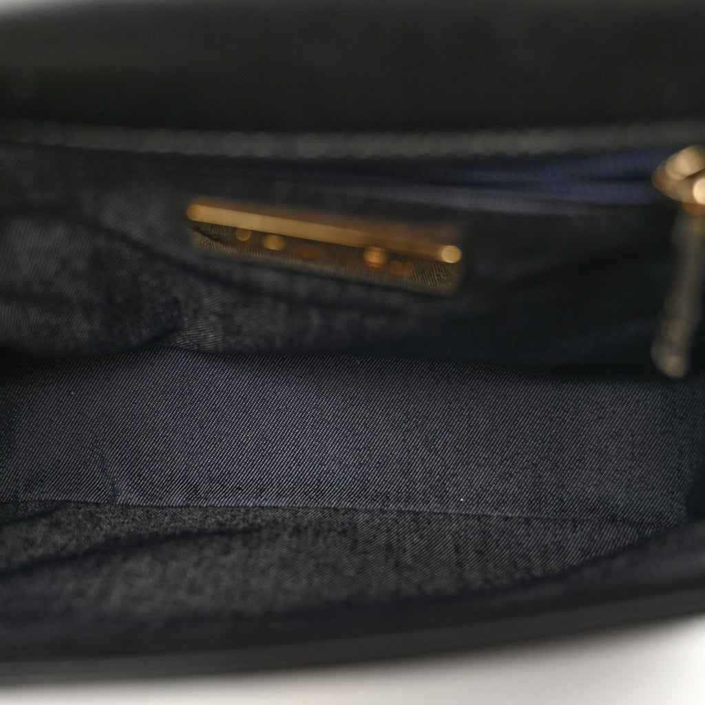 Chanel Lambskin CC Mania Flap Bag Black
