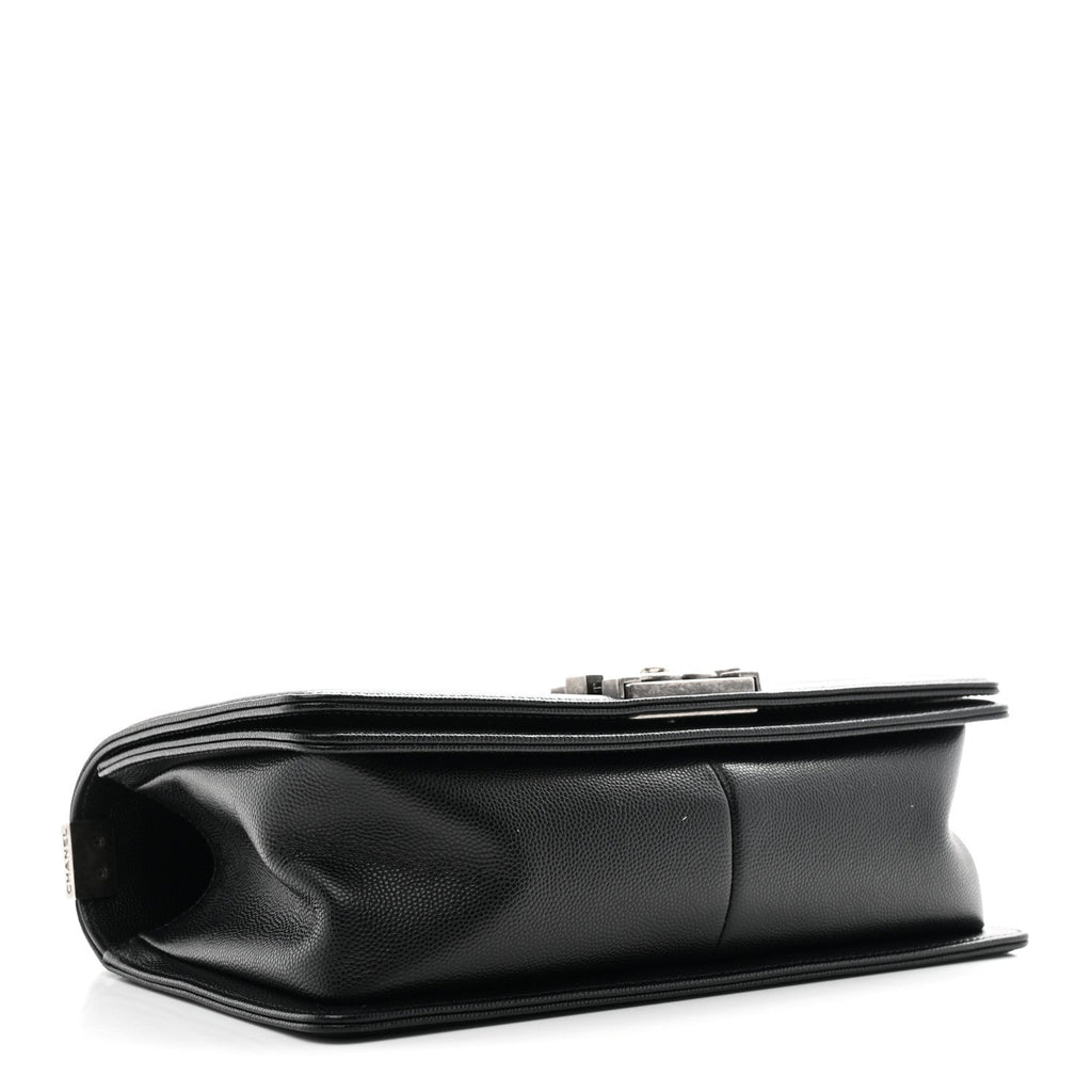 Chanel Caviar Quilted Medium Boy Flap Black