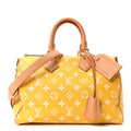 Louis Vuitton Calfskin Monogram Speedy P9 Bandouliere 25 Jaune Mat