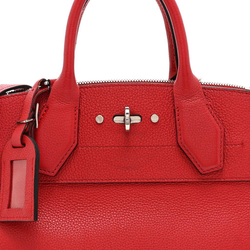 Louis Vuitton Taurillon City Steamer PM Rouge