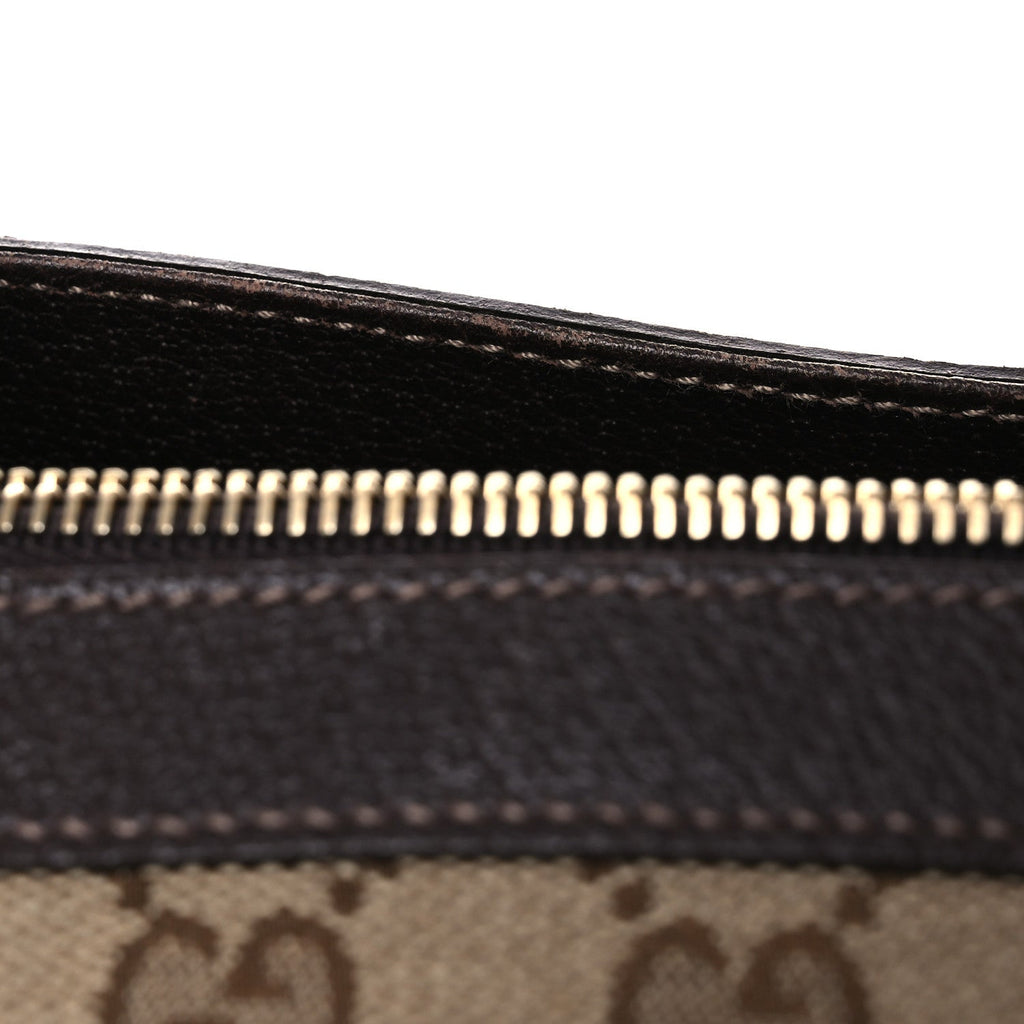 Gucci Monogram Medium Abbey Tote  Brown