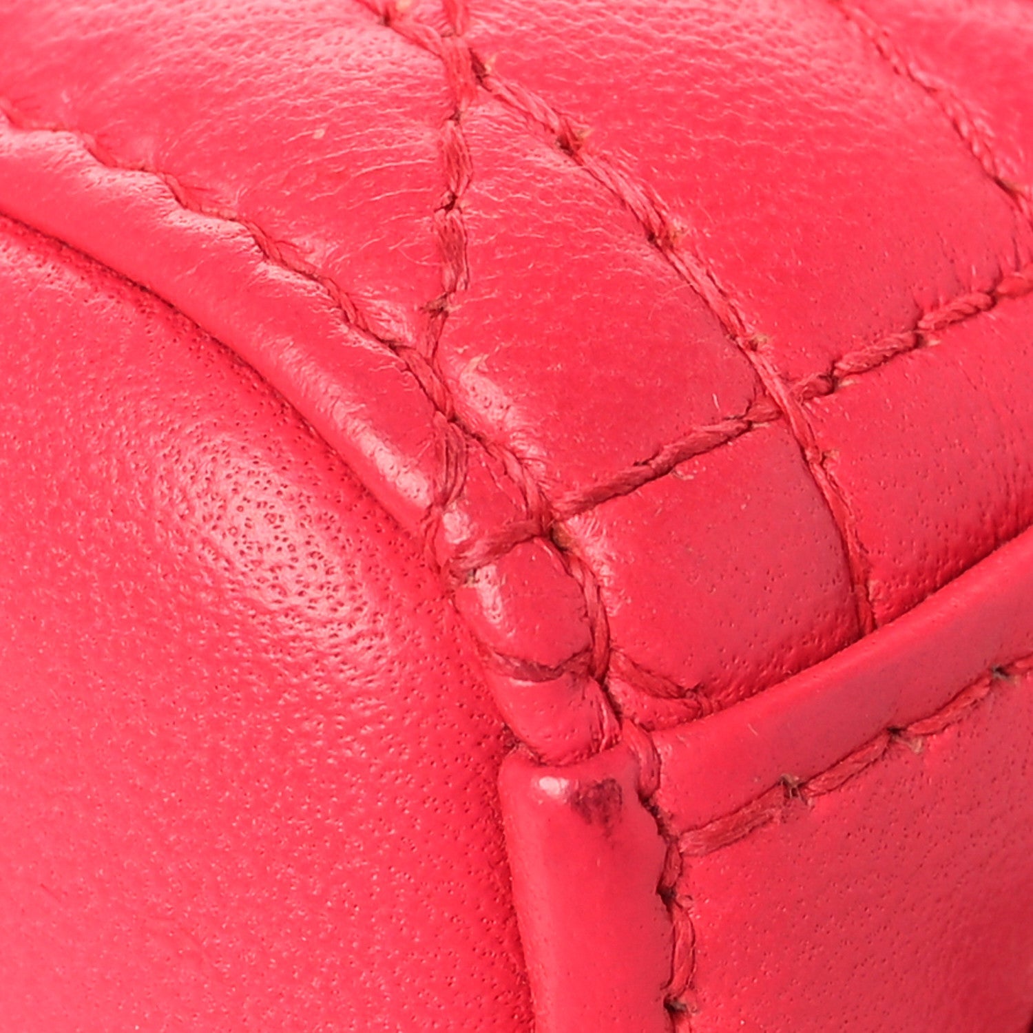 Christian Dior Lambskin Cannage Medium Lady Dior Pink