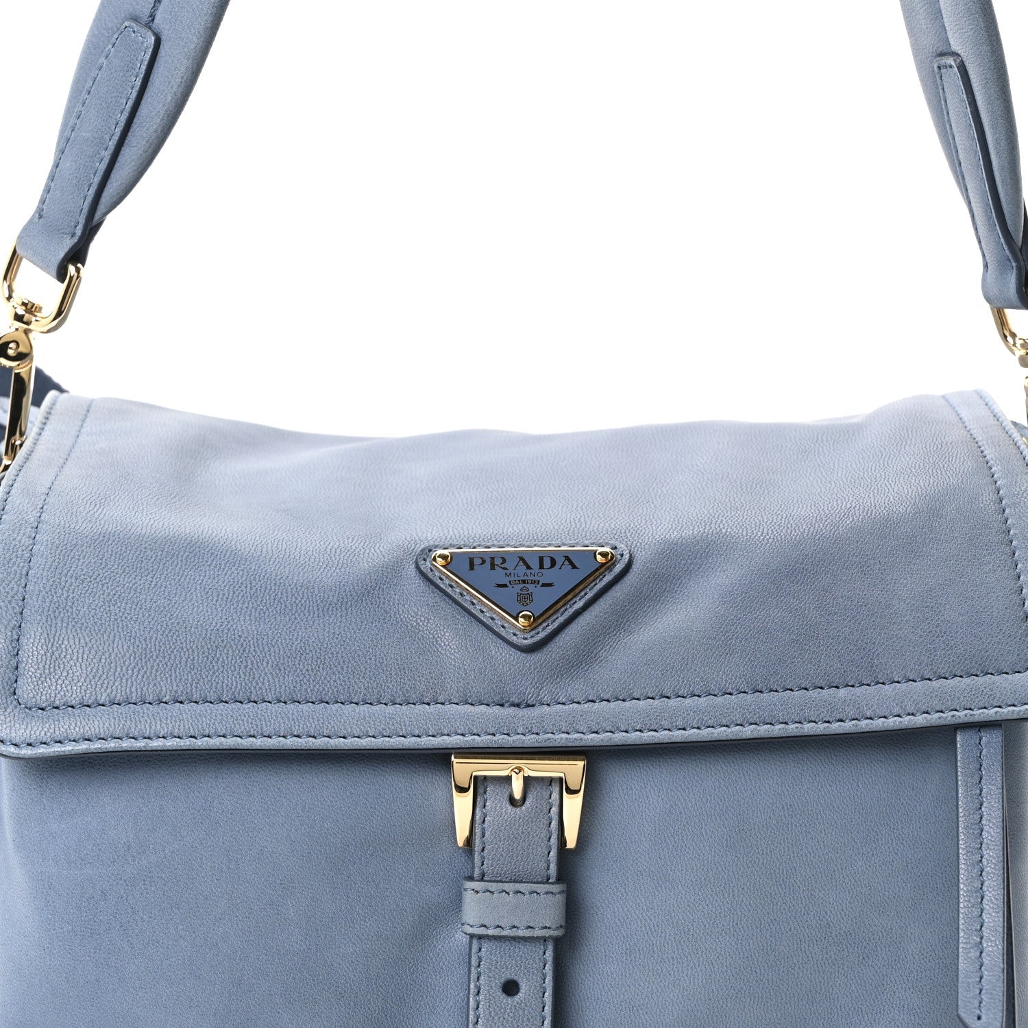 Prada Nappa Medium Explore Shoulder Bag Aviation Blue