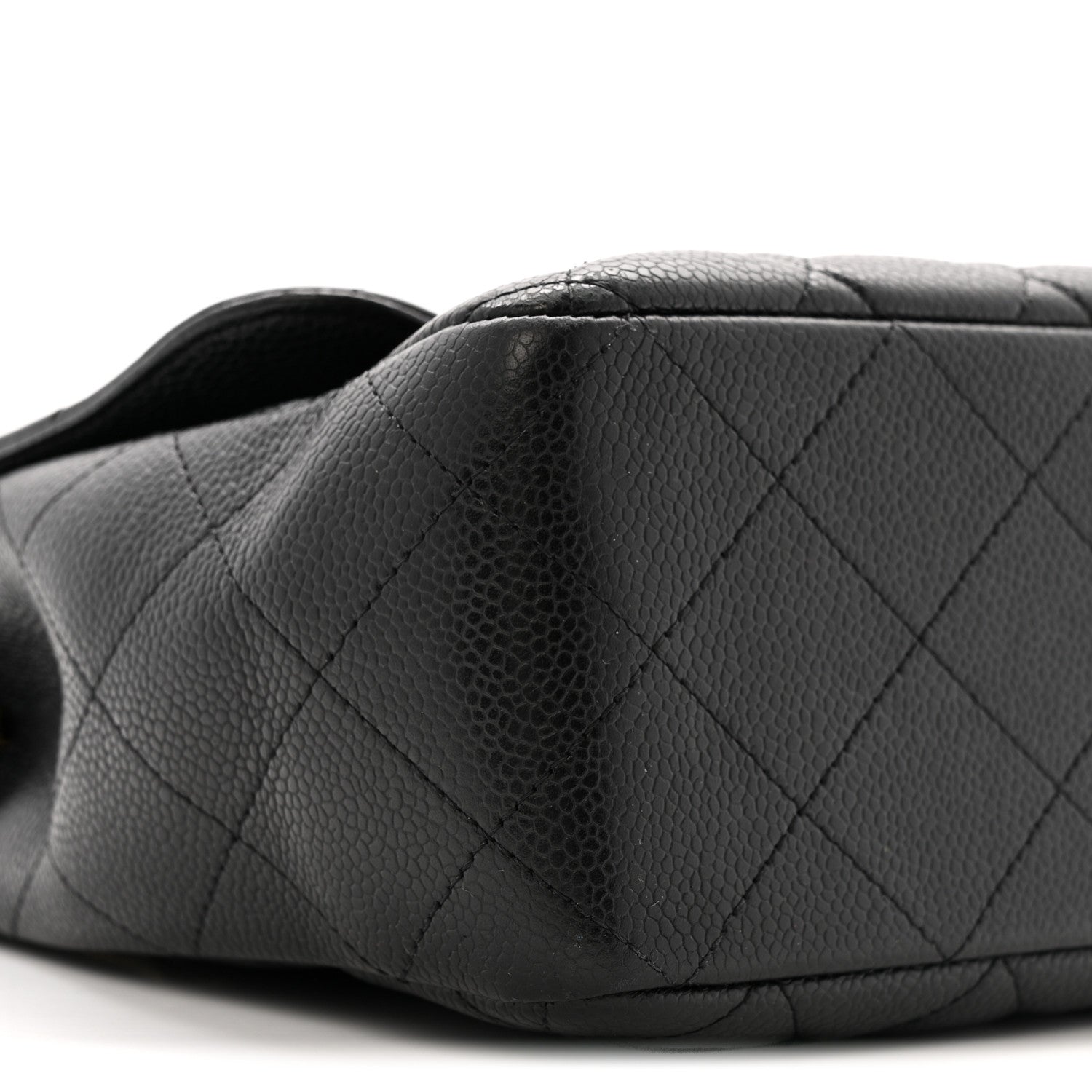 Chanel Caviar Quilted Jumbo Single Flap Black