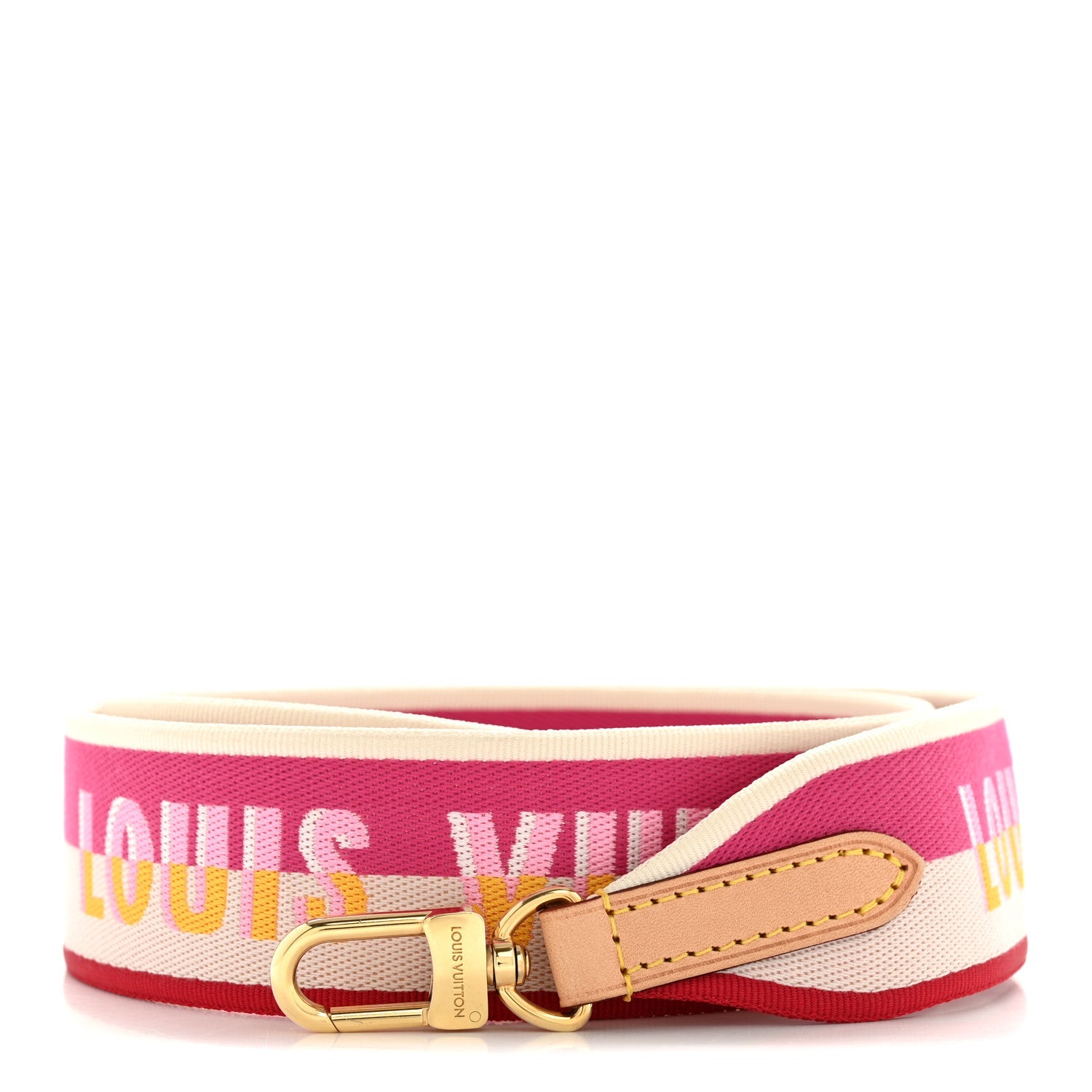 Louis Vuitton Jacquard Speedy Bandouliere 20 Shoulder Strap Fuchsia