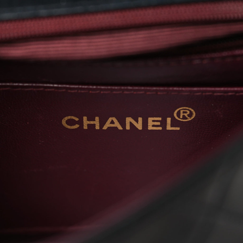 Chanel Lambskin Quilted Mini Square Flap Black