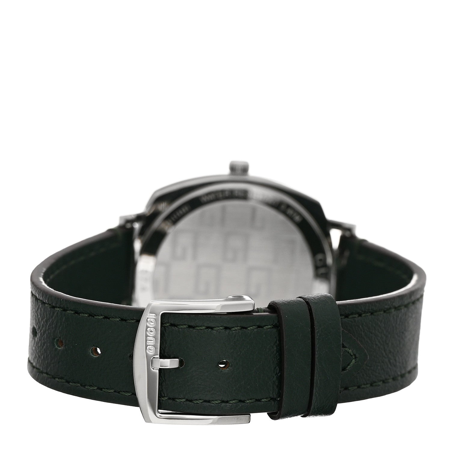 Gucci Stainless Steel Calfskin 35mm Grip Quartz Watch Green